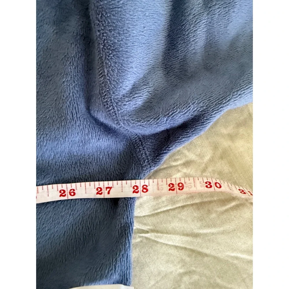 Aerie Plush Fleece Crewneck Sweatshirt Long Sleeve Blue Size L Cozy Casual‎